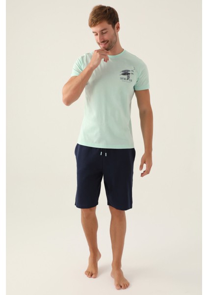 Surfıng Yeşil Erkek Bermuda Takım modelleri