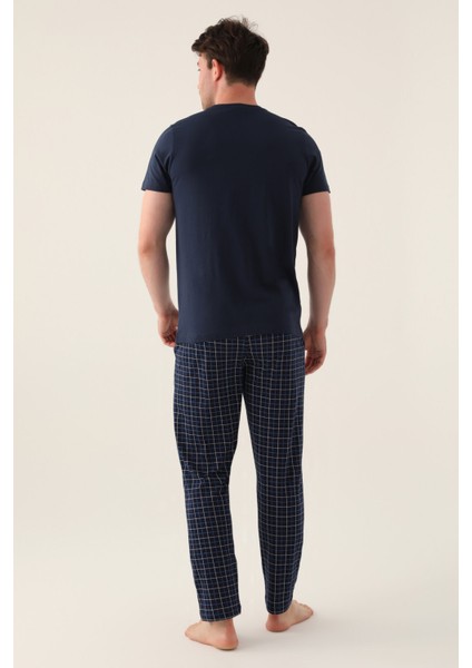 Comfortable Lacivert Erkek Pijama Takımı