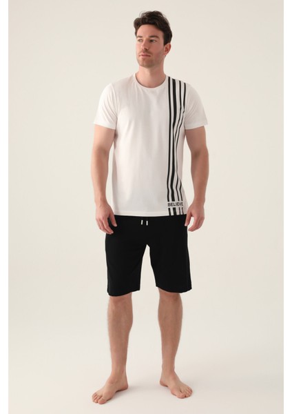 Believe Krem Erkek Bermuda Takım fiyatları