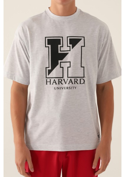 Universty Kar Melanj Erkek T-Shirt modelleri