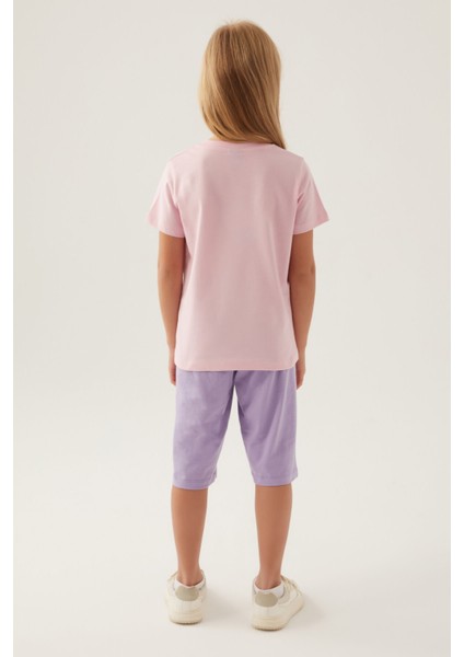 Gril Toz Pembe Kız Çocuk Kapri Takım indirimleri