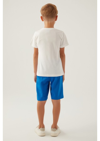 Hedgehog Krem Erkek Çocuk Bermuda Takım indirimleri