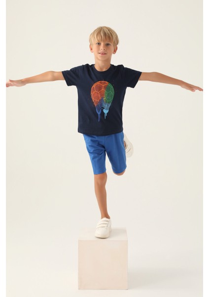 Soccer Lacivert Erkek Çocuk Bermuda Takım fiyatları