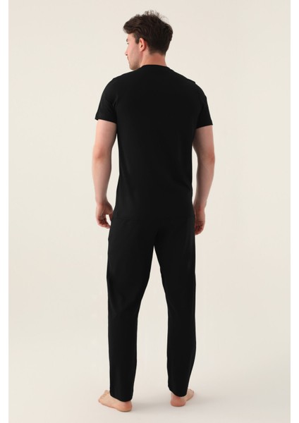 Symmetry Siyah Erkek Pijama Takımı indirimleri