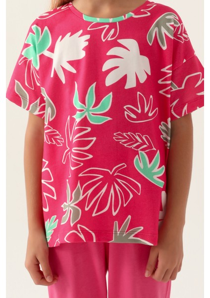 Pink Açık Fuşya Kız Çocuk Pijama Takımı