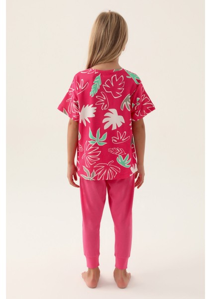 Pink Açık Fuşya Kız Çocuk Pijama Takımı