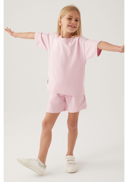 Holiday Toz Pembe Kız Çocuk Şort Takım fiyatları