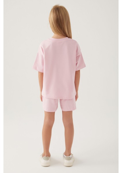 Holiday Toz Pembe Kız Çocuk Şort Takım indirimleri