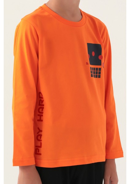 Play Hard Turuncu Erkek Çocuk Pijama Takımı fırsatları
