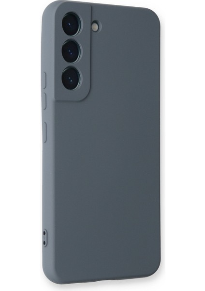 Samsung Galaxy S23 Kılıf Nano Içi Kadife Silikon - Gri 300099