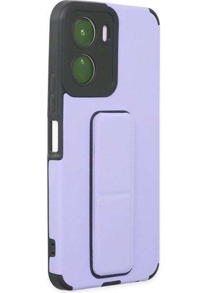 Vivo Y16 Kılıf Mega Standlı Silikon - Lila 300099 fiyatları