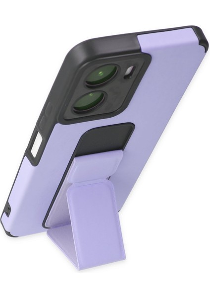 Vivo Y16 Kılıf Mega Standlı Silikon - Lila 300099 fırsatları