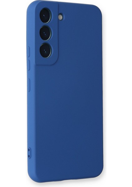 Samsung Galaxy S23 Kılıf Nano Içi Kadife Silikon - Mavi 300099