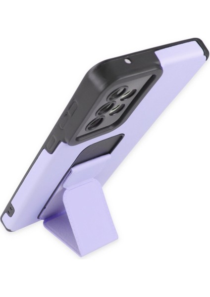 Samsung Galaxy A33 5g Kılıf Mega Standlı Silikon - Lila 300099 modelleri