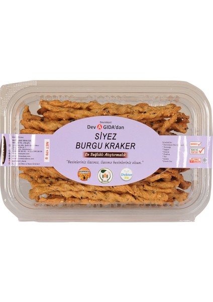 Devrekani Deva Gıda Siyez Burgu Kraker 170G