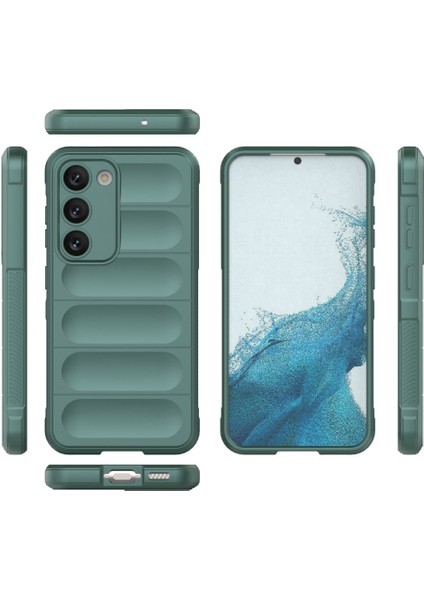 Samsung Galaxy S23 Kılıf Optimum Lens Çerçeveli Silikon Kapak