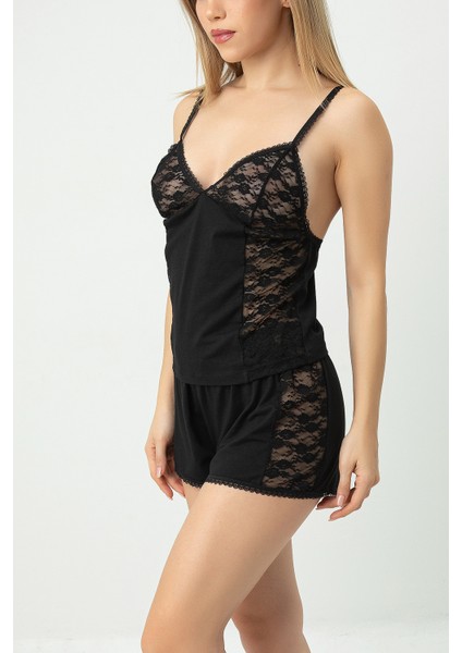 Dantelli Fantezi Şortlu Bralet Takım modelleri