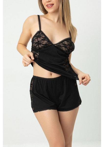 Dantelli Fantezi Şortlu Bralet Takım fırsatları