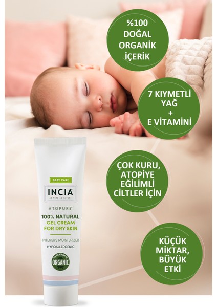 %100 Doğal Atopiğe Eğilimli Ciltler Için Jel Krem Çok Kuru Ciltler Için Yalancı Iğde Yağı 60 ml