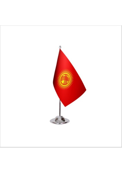 Kırgızistan Tekli Masa Bayrağı