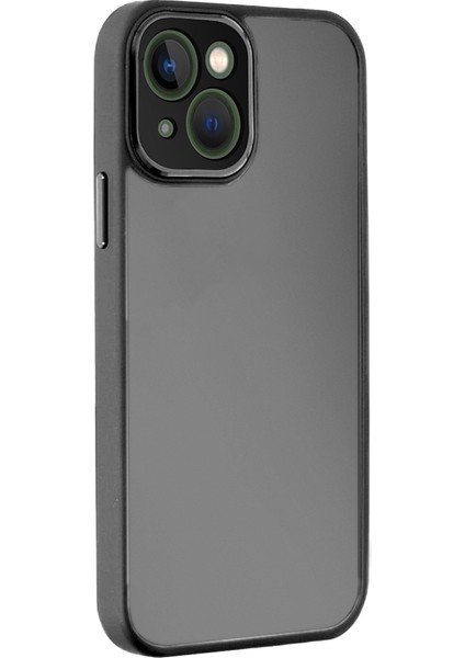 iPhone 15 Kılıf Freya Lazer Lens Kamera Çerçeveli Silikon Kapak