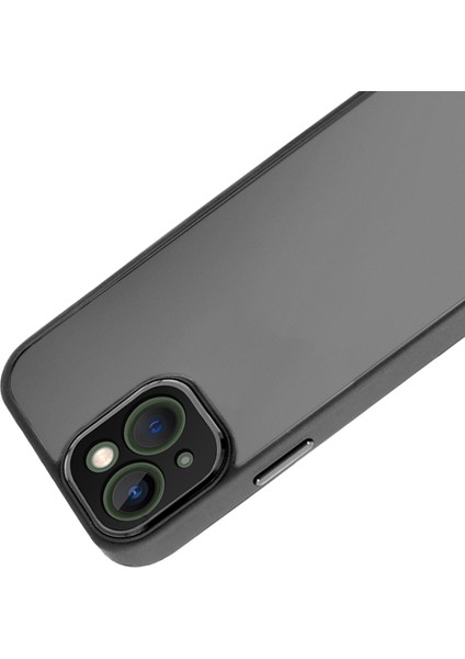 iPhone 15 Kılıf Freya Lazer Lens Kamera Çerçeveli Silikon Kapak