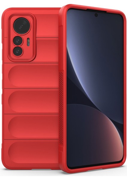 Xiaomi 12 Lite Kılıf Optimum Lens Çerçeveli Silikon Kapak