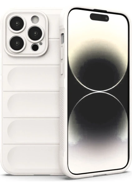 iPhone 14 Pro Max Kılıf Optimum Lens Çerçeveli Silikon Kapak