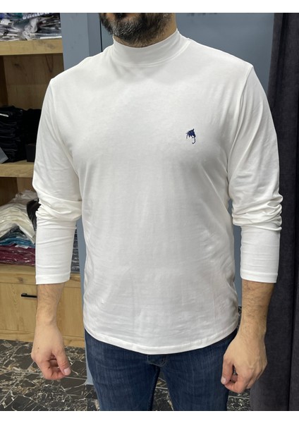 Ymzmoda Yarımbalıkçı Yaka Sweatshırt