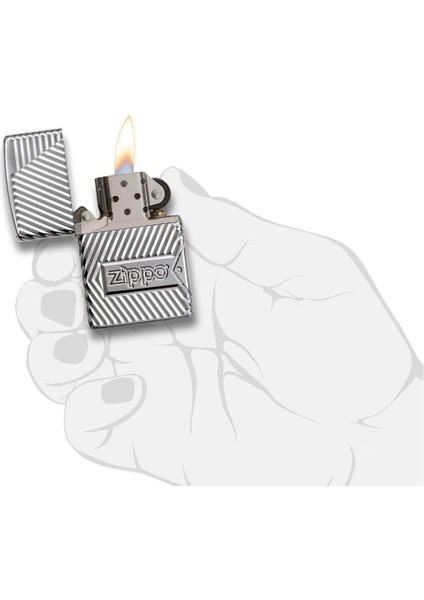 29672 Zippo Bolts Design Lighter Çakmak