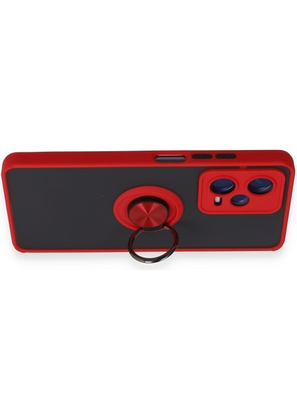 Xiaomi Redmi Note 12 5g Kılıf Montreal Yüzüklü Silikon Kapak - Kırmızı 300099 modelleri