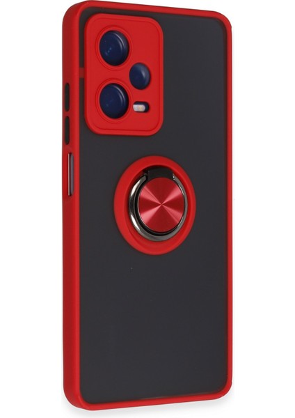 Xiaomi Poco X5 5g Kılıf Montreal Yüzüklü Silikon Kapak - Kırmızı 300099 fiyatları