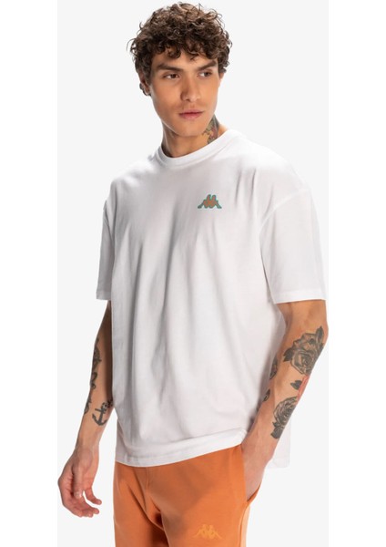 Kappa Sport Floyd Erkek Beyaz T-Shirt 321W7TW-001