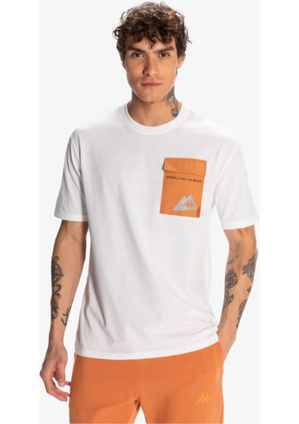 Maska Erkek Beyaz T-Shirt 321W7ZW-001