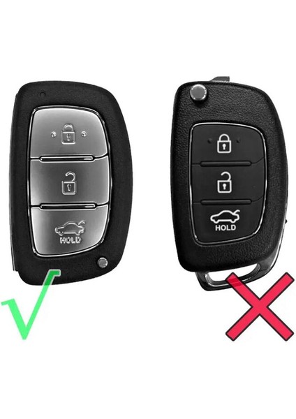 Hyundai Bayon Elantra Accent IX35 I10 I20 I30 I40 Tucson Sustasız Model Anahtar Kılıfı fiyatları
