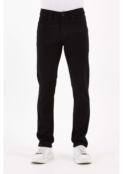 Digital Jeans Fermuarlı Yüksek Bel Siyah Kot Pantolon fırsatları