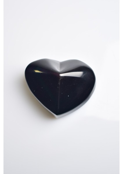 Rainbow Obsidyen Doğal Taş Kalp modelleri