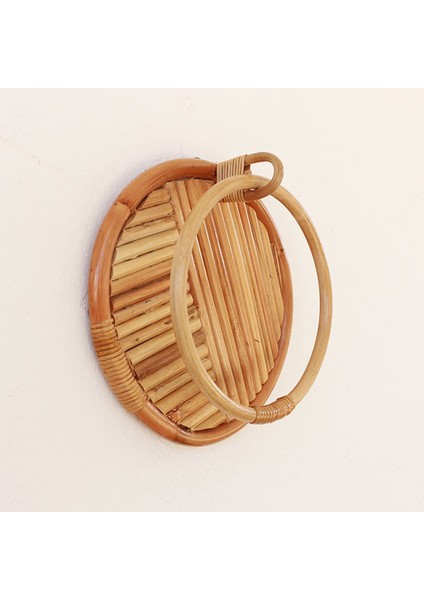 Bohem Rattan Banyo Havlu Askısı, Askılık, Iskandinav, Modern,