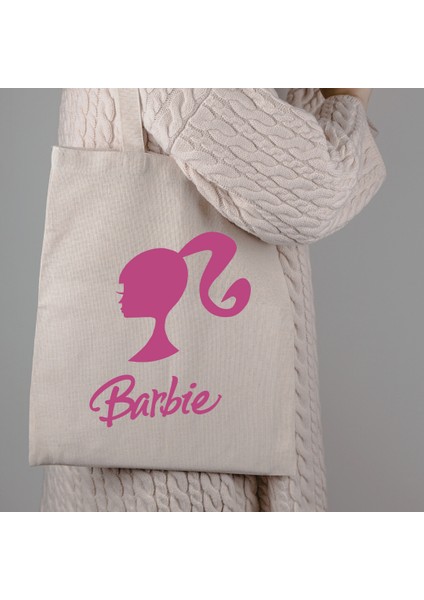 Barbie Tasarım Tote Bez Çanta