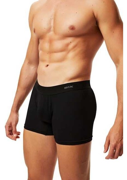 Modal Elastan Soft Boxer Tekli