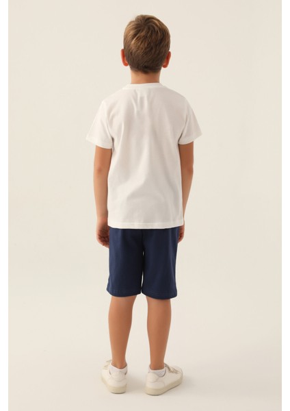 The Wild Side Krem Erkek Çocuk Bermuda Takım indirimleri