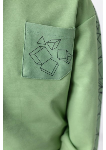 Erkek Çocuk Cep Detaylı Sweatshirt