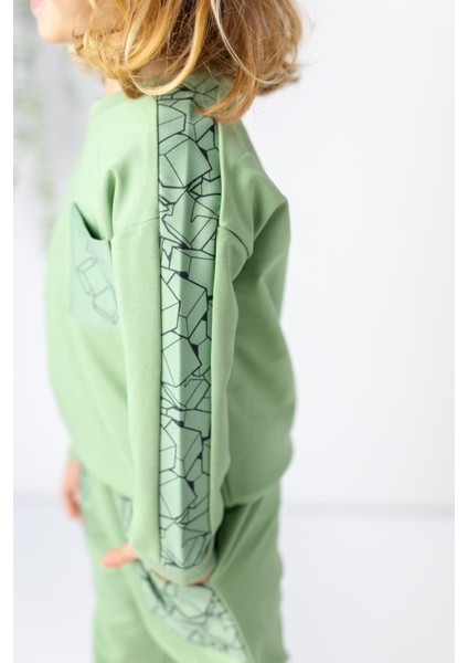 Erkek Çocuk Cep Detaylı Sweatshirt