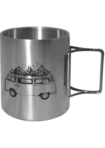 Çelik Kupa Bardak Karavan Model 2 OUT-1800