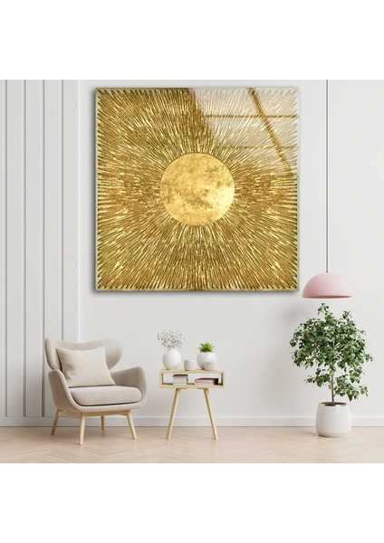 Illüstrasyon Mermer Temperli Cam Duvar Tablosu fırsatları