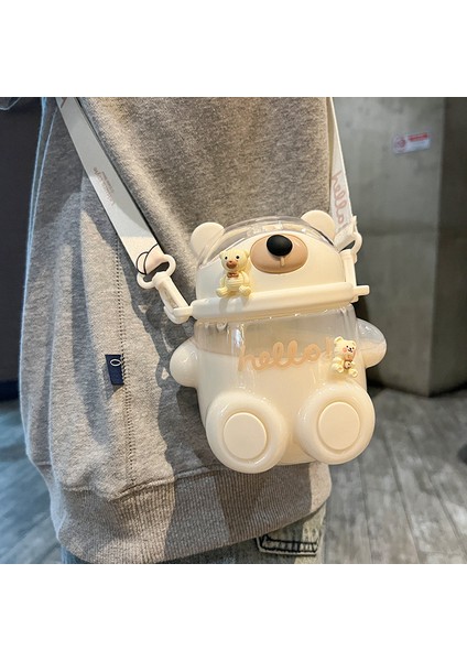 Taşınabilir Sevimli Basit Çocuk Saman Su Bardağı (Yurt Dışından) modelleri