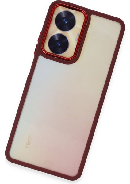 Realme C55 Kılıf Dora Kapak - Kırmızı 300099