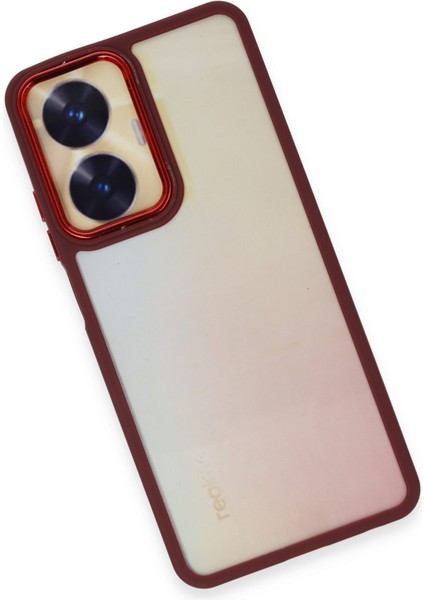 Realme C55 Kılıf Dora Kapak - Kırmızı 300099
