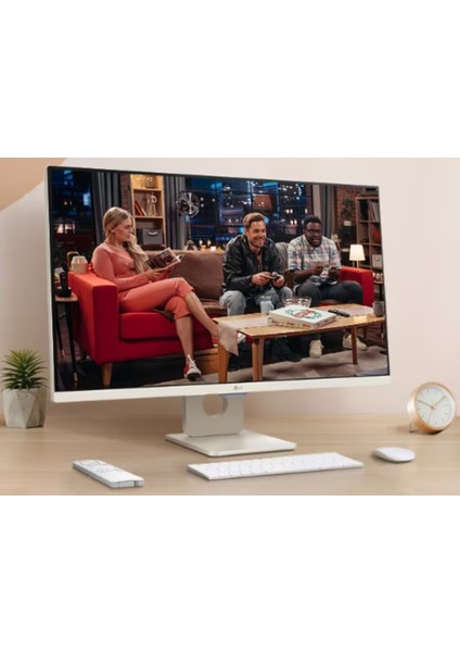 Lg Myview 27SR50F-W 27 Inç  Fhd 60Hz 14MS Webos IPS Smart Monitör