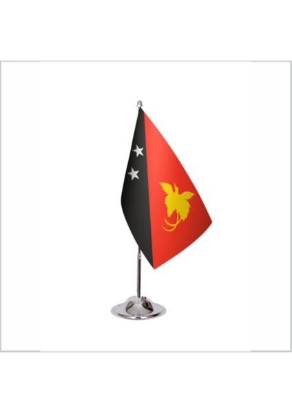 Papua Yeni Gine Tekli Masa Bayrağı